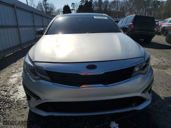 2019 Kia Optima SX with VIN 5XXGW4L21KG332225, listed as a Copart auction lot 43722525 with 46,015 mi miles and Salvage Title. Bid and sale history available at carsss.com. Image 5.