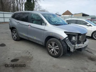 2016 Honda Pilot EX-L with VIN 5FNYF6H50GB028154, listed as a Copart auction lot 47407005 with Not Provided miles and Salvage Title. Bid and sale history available at DreamBid. Image 4.