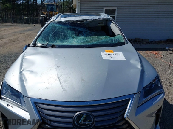 2019 Lexus RX with VIN 2T2BZMCA4KC187435, listed as a IAAI auction lot 42053466 with 41,542 mi miles. Bid and sale history available at carsss.com. Image 6.