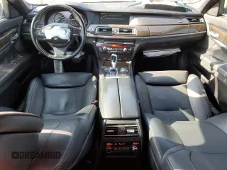 2011 BMW 7 Series 750i with VIN WBAKA8C58BCY37346, listed as a Copart auction lot 65017655 with 125,505 mi miles and Salvage title. Bid and sale history available at DreamBid. Image 8.