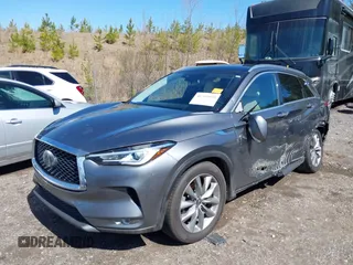 2020 Infiniti QX50 Essential with VIN 3PCAJ5M1XLF101179, listed as a IAAI auction lot 41761070 with 76,662 mi miles and . Bid and sale history available at DreamBid. Image 2.