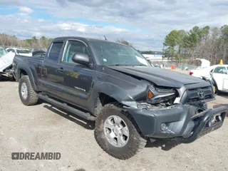 2013 Toyota Tacoma z VIN 5TFUX4EN8DX021474, wystawiony jako IAAI lot #41716180 z przebiegiem 153 589 mil mil oraz . Historia ofert i sprzedaży dostępna na DreamBid. Obrazek 1.