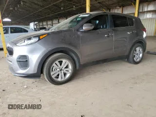 2018 Kia Sportage LX with VIN KNDPM3ACXJ7339726, listed as a Copart auction lot 53061415 with 39,000 mi miles and Salvage Title. Bid and sale history available at carsss.com. Image 1.