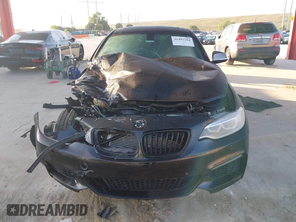 2016 BMW 2 Series M235i with VIN WBA1J7C55GV360926, listed as a IAAI auction lot 41482584 with 60,172 mi miles. Bid and sale history available at carsss.com. Image 12.