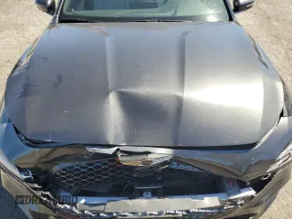 2024 Genesis G70 2.5T with VIN KMTG34SC9RU141502, listed as a Copart auction lot 50356715 with 2,595 mi miles and Salvage Title. Bid and sale history available at carsss.com. Image 13.