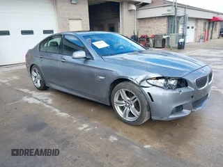 2012 BMW 5 Series 535i xDrive with VIN WBAFU7C59CDU62937, listed as a IAAI auction lot 41682672 with 206,778 mi miles. Bid and sale history available at carsss.com. Image 1.
