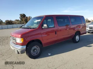 2000 Ford Econoline Passenger XL with VIN 1FBSS31L5YHA97193, listed as a Copart auction lot 49145725 with 134,790 mi miles and Salvage Title. Bid and sale history available at DreamBid. Image 1.