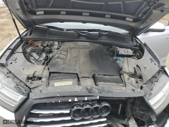 2017 Audi Q7 Premium Plus with VIN WA1LAAF75HD026905, listed as a Copart auction lot 46150935 with 155,603 mi miles and Salvage Title. Bid and sale history available at carsss.com. Image 12.