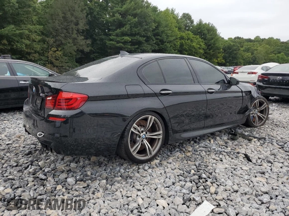 2013 BMW M5 with VIN WBSFV9C53DD096852, listed as a Copart auction lot 65917404 with 0 mi miles and Salvage Title. Bid and sale history available at carsss.com. Image 3.