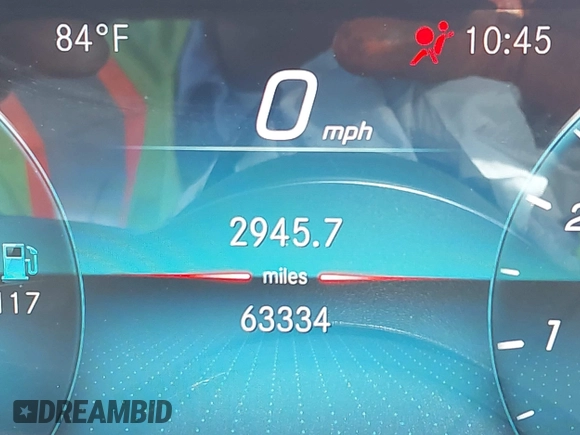 2019 Mercedes-Benz A 220 with VIN WDD3G4EB5KW025296, listed as a IAAI auction lot 42021643 with 63,334 mi miles and . Bid and sale history available at DreamBid. Image 15.