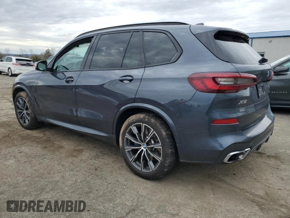 2021 BMW X5 xDrive45e with VIN 5UXTA6C08M9H34879, listed as a Copart auction lot 51859425 with 0 mi miles and Salvage Title. Bid and sale history available at carsss.com. Image 2.
