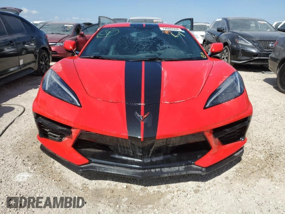 2020 Chevrolet Corvette 1LT with VIN 1G1Y62D41L5115717, listed as a Copart auction lot 74686564 with 0 mi miles and Non Repairable. Bid and sale history available at carsss.com. Image 5.