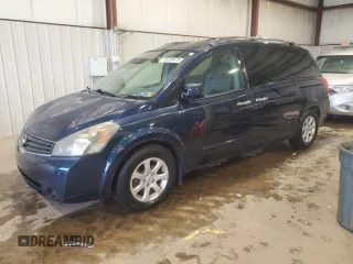 2009 Nissan Quest S z VIN 5N1BV28U39N100666, wystawiony jako Copart lot #58238475 z przebiegiem 129 082 mil mil oraz Szkoda całkowita • Salvage title. Historia ofert i sprzedaży dostępna na DreamBid. Obrazek 1.