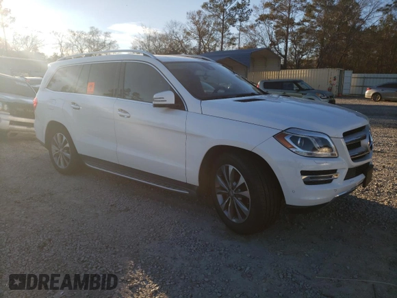 2016 Mercedes-Benz GL with VIN 4JGDF6EE3GA682430, listed as a Copart auction lot 88298625 with 0 mi miles and Salvage Title. Bid and sale history available at carsss.com. Image 4.