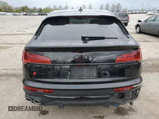 2021 Audi SQ5 with VIN WA134BFYXM2068952, listed as a Copart auction lot 51544055 with 42,690 mi miles and Salvage Title. Bid and sale history available at DreamBid. Image 6.