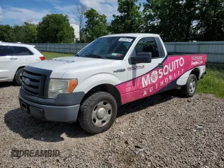 2009 Ford F-150 XL with VIN 1FTPF12V49KB76109, listed as a Copart auction lot 63595754 with 160,579 mi miles and Salvage Title. Bid and sale history available at carsss.com. Image 1.