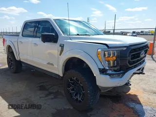 2021 Ford F-150 XL with VIN 1FTFW1E54MFC82133, listed as a IAAI auction lot 42170024 with 24,548 mi miles and . Bid and sale history available at DreamBid. Image 1.