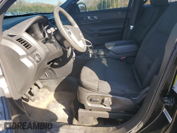 2015 Ford Utility Police Interceptor with VIN 1FM5K8AR1FGB91547, listed as a Copart auction lot 80617764 with 143,476 mi miles and Clean Title. Bid and sale history available at carsss.com. Image 7.