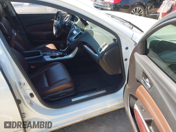2016 Acura TLX with VIN 19UUB1F31GA001991, listed as a IAAI auction lot 41850750 with 239,675 mi miles. Bid and sale history available at carsss.com. Image 5.
