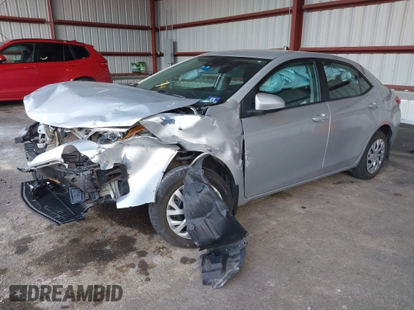 2019 Toyota Corolla L with VIN 2T1BURHE6KC157476, listed as a IAAI auction lot 41745050 with 57,746 mi miles. Bid and sale history available at carsss.com. Image 2.