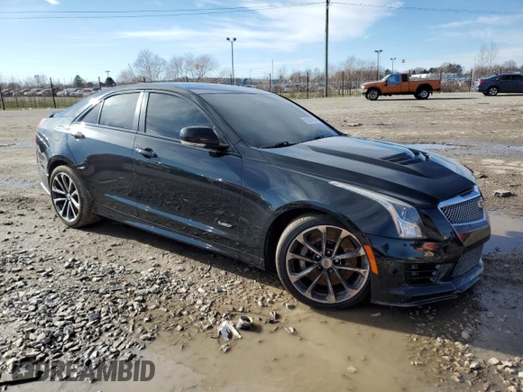 2017 Cadillac ATS-V with VIN 1G6AN5SYXH0151903, listed as a Copart auction lot 85381974 with Not Provided miles and Non Repairable. Bid and sale history available at carsss.com. Image 4.
