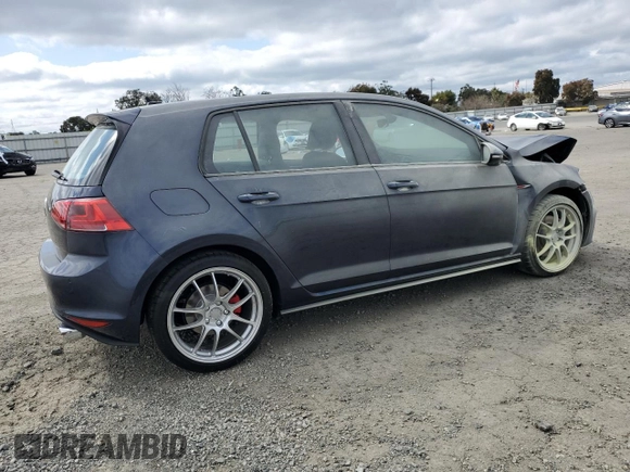 2015 Volkswagen Golf GTI Autobahn with VIN 3VW4T7AU5FM055839, listed as a Copart auction lot 50473405 with 17,851 mi miles and Salvage Title. Bid and sale history available at carsss.com. Image 3.