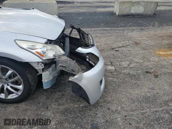 2007 Infiniti G35 Journey with VIN JNKBV61E67M725143, listed as a Copart auction lot 74765013 with 107,543 mi miles and Salvage Title. Bid and sale history available at DreamBid. Image 12.