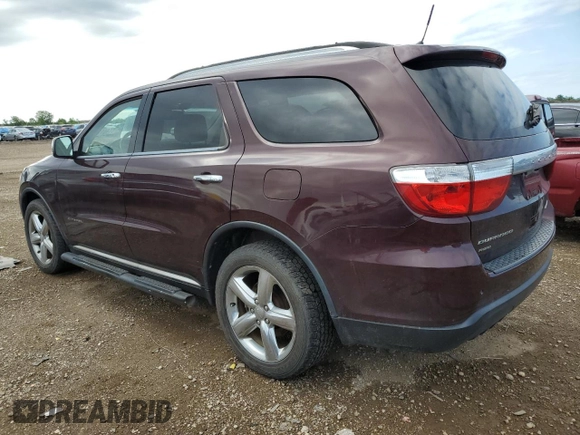 2012 Dodge Durango Citadel с VIN 1C4RDJEG5CC264910, выставлен на аукционе Copart как лот 61461145 с пробегом 162 010 миль миль и Списание • Salvage title. История ставок и продаж доступна на DreamBid. Изображение 2.