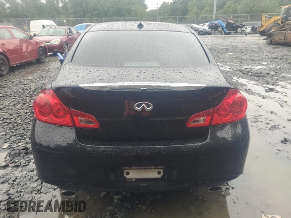 2015 Infiniti Q40 with VIN JN1CV6ARXFM520239, listed as a Copart auction lot 73109394 with 0 mi miles and Salvage Title. Bid and sale history available at carsss.com. Image 6.