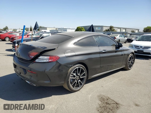 2023 Mercedes-Benz C 300 with VIN W1KWJ8DB8PG119312, listed as a Copart auction lot 71323674 with 10,665 mi miles and Salvage Title. Bid and sale history available at DreamBid. Image 3.