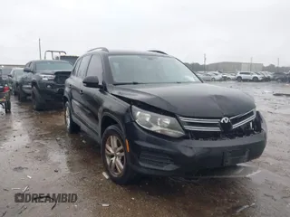 2017 Volkswagen Tiguan S with VIN WVGAV7AX1HK012244, listed as a IAAI auction lot 41562382 with 90,285 mi miles and . Bid and sale history available at DreamBid. Image 1.