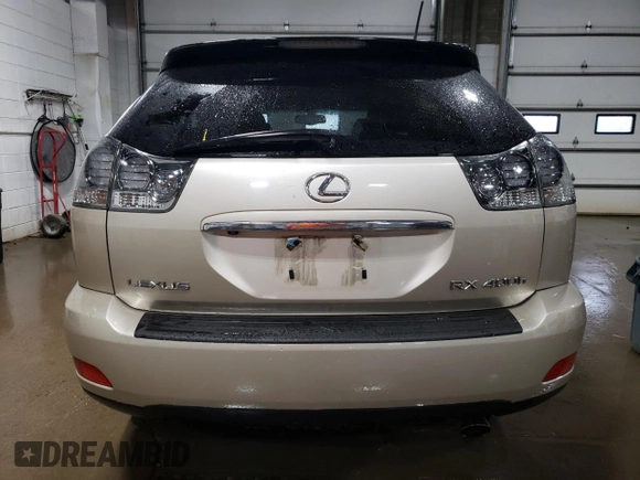 2006 Lexus RX 400h with VIN JTJHW31U660009747, listed as a Copart auction lot 60523035 with 136,553 mi miles and Salvage title. Bid and sale history available at DreamBid. Image 6.