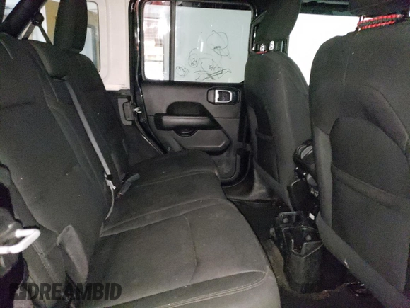 2020 Jeep Wrangler Unlimited Sahara z VIN 1C4HJXEN8LW118599, wystawiony jako Copart lot #60687535 z przebiegiem 74 824 mil mil oraz Czysty tytuł • Clean title. Historia ofert i sprzedaży dostępna na DreamBid. Obrazek 11.