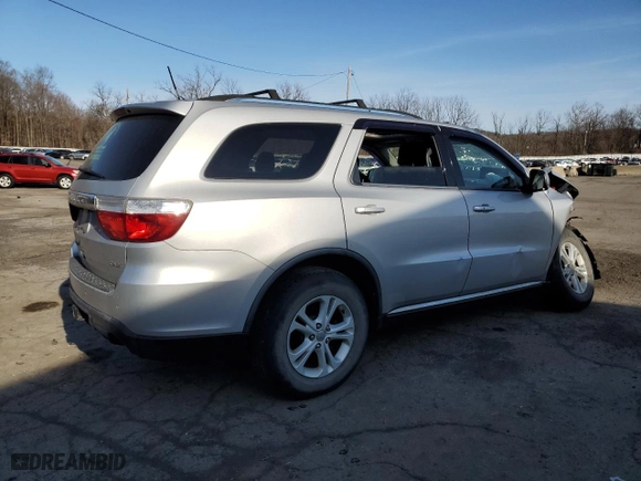2012 Dodge Durango Crew with VIN 1C4RDJDG7CC182923, listed as a Copart auction lot 48616885 with 0 mi miles and Salvage Title. Bid and sale history available at carsss.com. Image 3.