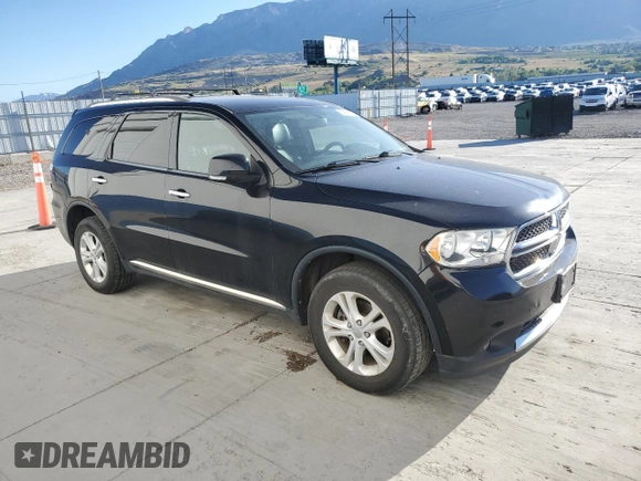 2013 Dodge Durango Crew z VIN 1C4RDJDG7DC584541, wystawiony jako Copart lot #55957665 z przebiegiem 142 639 mil mil oraz Czysty tytuł • Clean title. Historia ofert i sprzedaży dostępna na DreamBid. Obrazek 4.