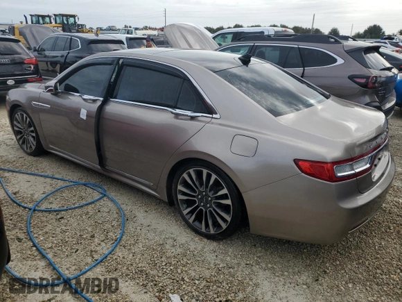 2020 Lincoln Continental Standard with VIN 1LN6L9PKXL5603974, listed as a Copart auction lot 74670224 with 0 mi miles and Salvage Title. Bid and sale history available at carsss.com. Image 2.