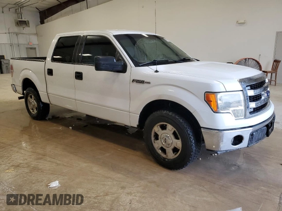 2014 Ford F-150 XL with VIN 1FTFW1CF8EKE20874, listed as a Copart auction lot 53838475 with 214,586 mi miles and Clean Title. Bid and sale history available at carsss.com. Image 4.
