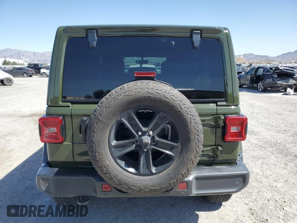 2021 Jeep Wrangler Unlimited Sahara Altitude с VIN 1C4HJXEN5MW865773, выставлен на аукционе Copart как лот 66431724 с пробегом 61 101 миль миль и Списание • Salvage title. История ставок и продаж доступна на DreamBid. Изображение 6.