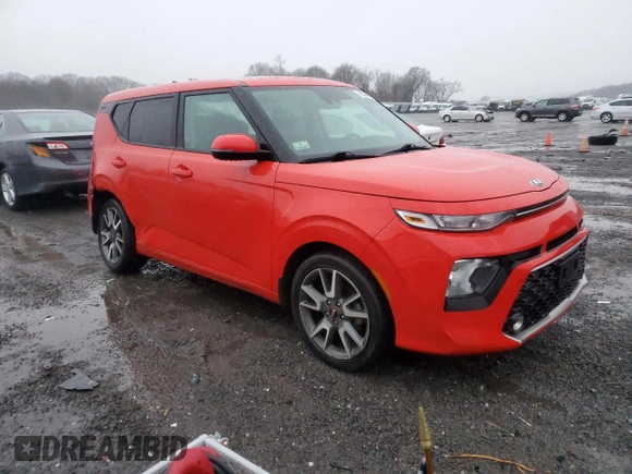 2021 Kia Soul GT-Line with VIN KNDJ63AU5M7142895, listed as a Copart auction lot 43230665 with 37,320 mi miles and Salvage Title. Bid and sale history available at DreamBid. Image 4.