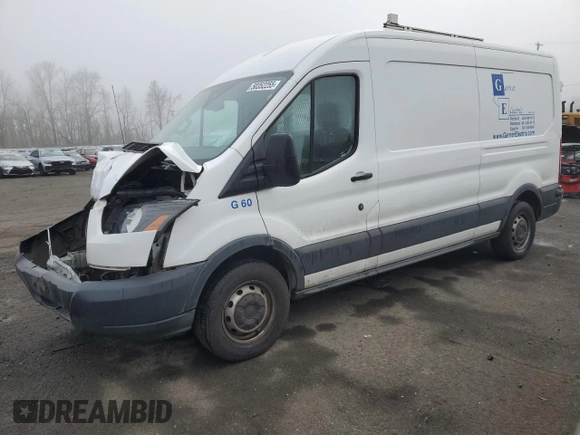 2017 Ford Transit with VIN 1FTYE2CM5HKA89613, listed as a Copart auction lot 50352255 with Not Provided miles and Salvage Title. Bid and sale history available at carsss.com. Image 1.