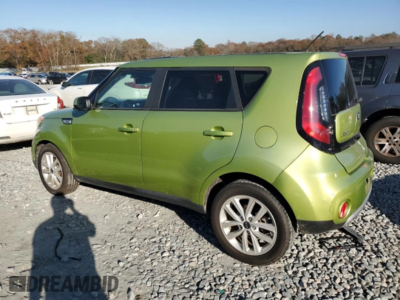 2018 Kia Soul + with VIN KNDJP3A58J7895273, listed as a Copart auction lot 82486664 with 54,697 mi miles and Salvage Title. Bid and sale history available at carsss.com. Image 2.
