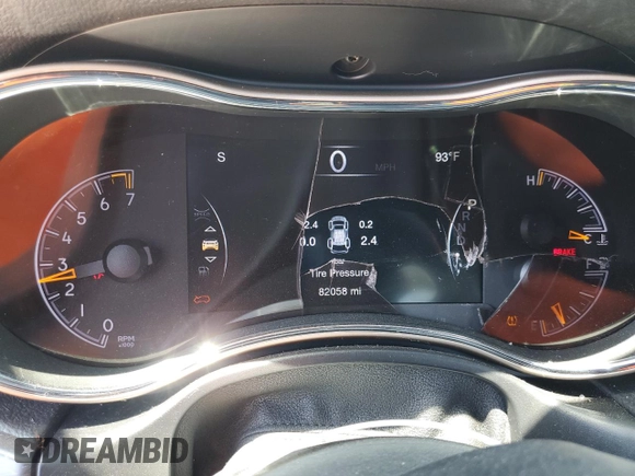 2017 Jeep Grand Cherokee Limited with VIN 1C4RJEBG5HC732162, listed as a Copart auction lot 60524005 with 82,058 mi miles and Salvage title. Bid and sale history available at DreamBid. Image 9.