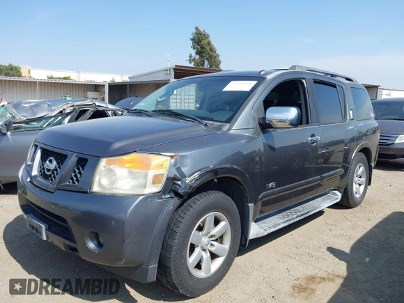 2008 Nissan Armada SE z VIN 5N1AA08D38N626919, wystawiony jako IAAI lot #42404128 z przebiegiem 201 357 mil mil oraz . Historia ofert i sprzedaży dostępna na DreamBid. Obrazek 6.