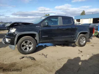 2018 Chevrolet Colorado 2WD Z71 with VIN 1GCGSDE12J1107287, listed as a Copart auction lot 87738325 with 107,849 mi miles and Salvage Title. Bid and sale history available at carsss.com. Image 1.