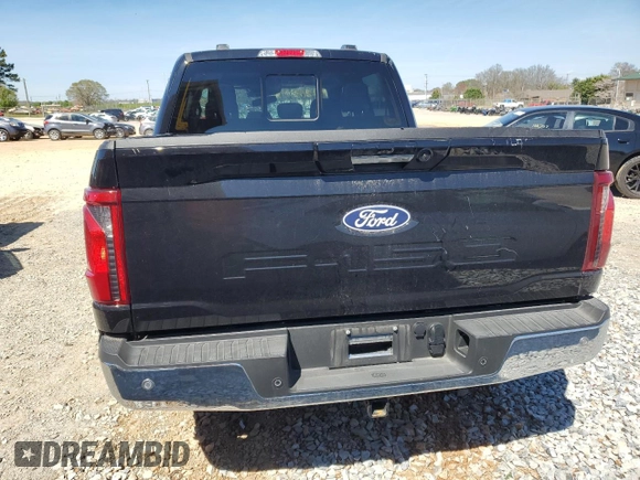 2024 Ford F-150 XLT with VIN 1FTFW3L8XRKF71721, listed as a Copart auction lot 50619885 with 3,075 mi miles and Salvage Title. Bid and sale history available at carsss.com. Image 6.