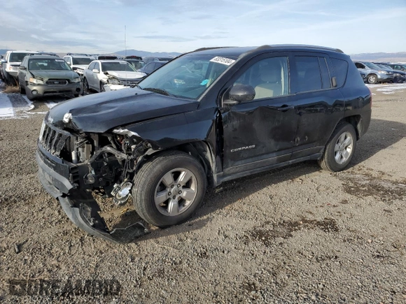 2014 Jeep Compass Sport with VIN 1C4NJCBA7ED925577, listed as a Copart auction lot 83315104 with 139,078 mi miles and Salvage Title. Bid and sale history available at carsss.com. Image 1.