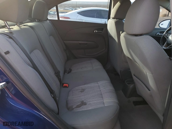 2014 Chevrolet Sonic LT with VIN 1G1JC5SB0E4135480, listed as a Copart auction lot 44749905 with 87,879 mi miles and Salvage Title. Bid and sale history available at carsss.com. Image 10.