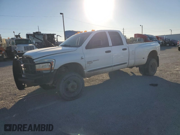 2006 Dodge Ram 3500 SLT with VIN 3D7MX48C36G110554, listed as a Copart auction lot 86737644 with 356,909 mi miles and Salvage Title. Bid and sale history available at carsss.com. Image 1.