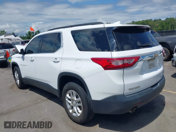 2019 Chevrolet Traverse LT Cloth with VIN 1GNERGKW6KJ128060, listed as a IAAI auction lot 42439758 with 84,406 mi miles and . Bid and sale history available at DreamBid. Image 3.