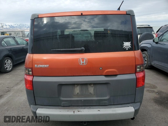 2004 Honda Element EX with VIN 5J6YH27584L019838, listed as a Copart auction lot 89385465 with 249,254 mi miles and Salvage title. Bid and sale history available at DreamBid. Image 6.